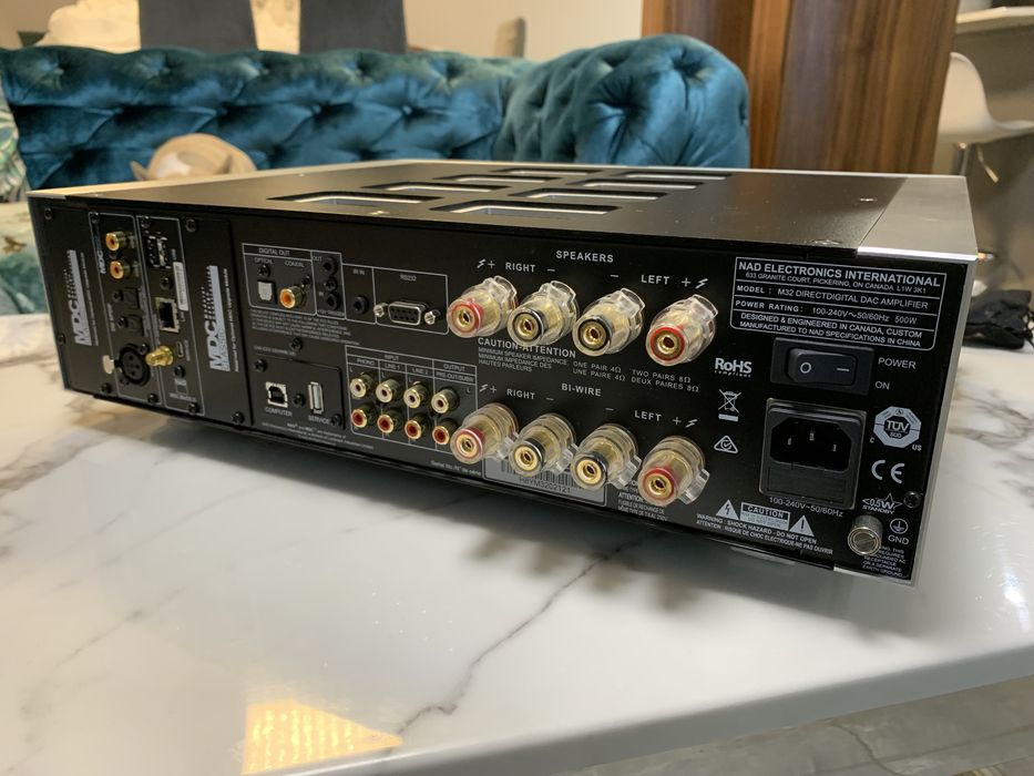 Audiofilski Wzmacniacz NAD M32 + Bluos2i DAC BT STREAMER SKLEP 22000zł