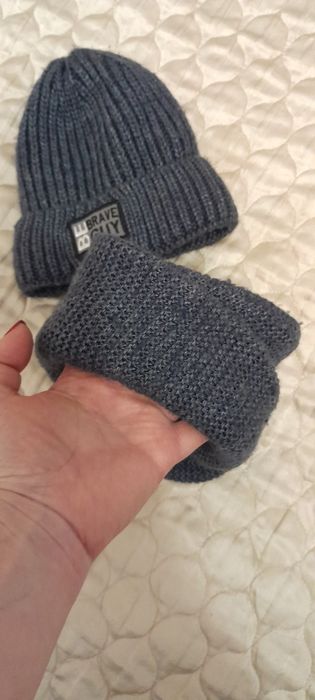 Шапка і баф зимовий на хлопчика 4-5 р.