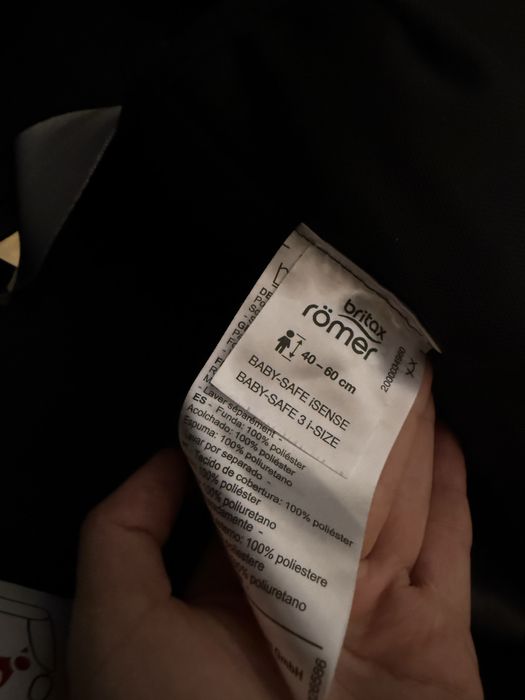 Fotelik samochodowy, nosidełko Britax