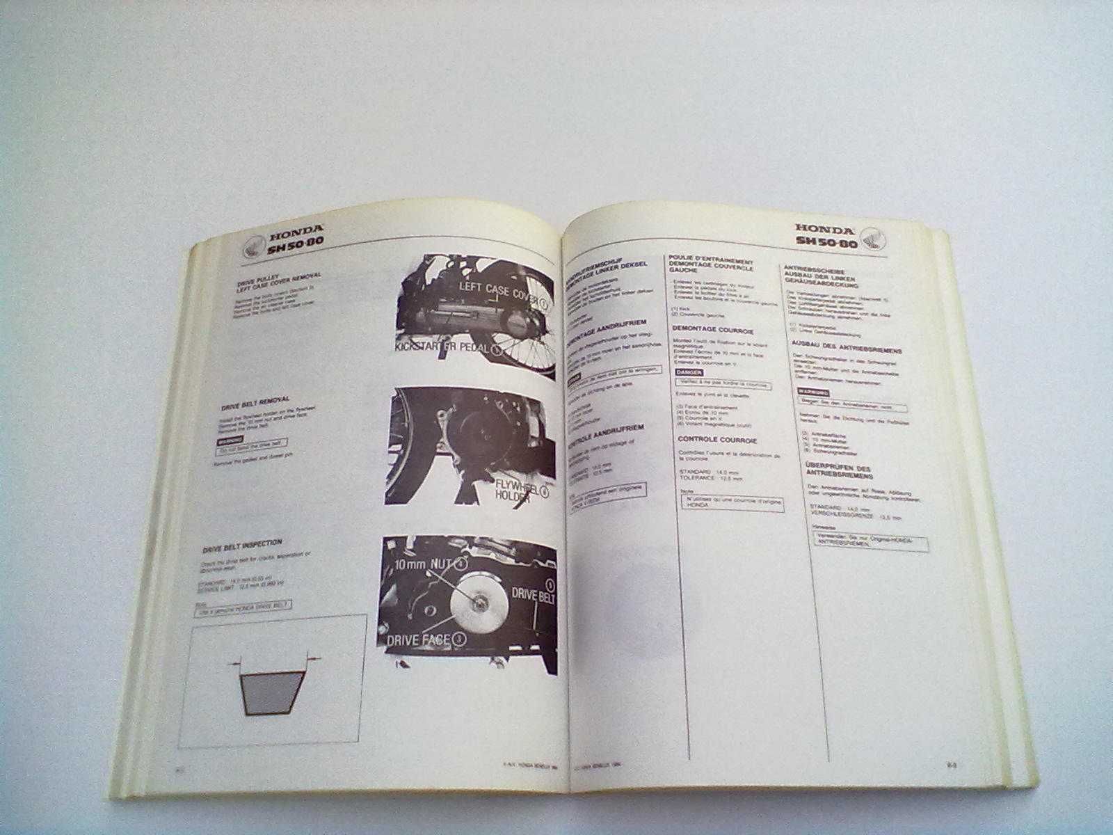 Manual Técnico Oficial Honda SH 50-80