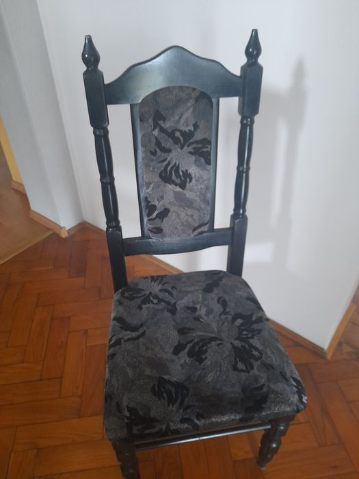 Krzesła 6 sztuk w kolorach czerni