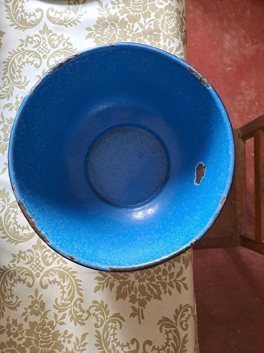 Tachos/panelas esmalte azul