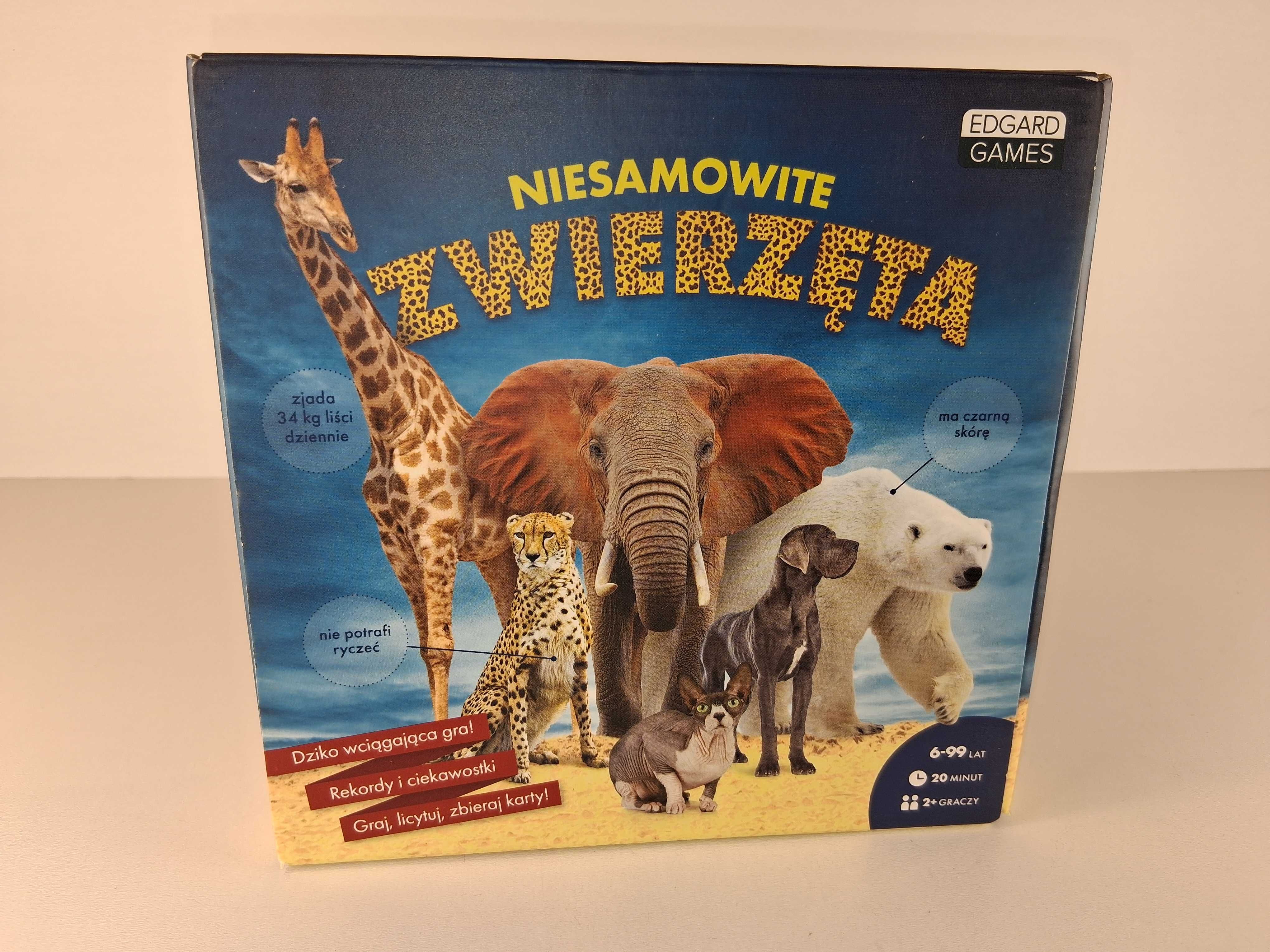 F029 Niesamowite Zwierzęta Edgard Games Gra Karciana Rodzinna