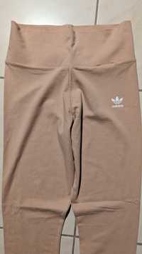 Beżowe legginsy getry Adidas roz 38, nowe