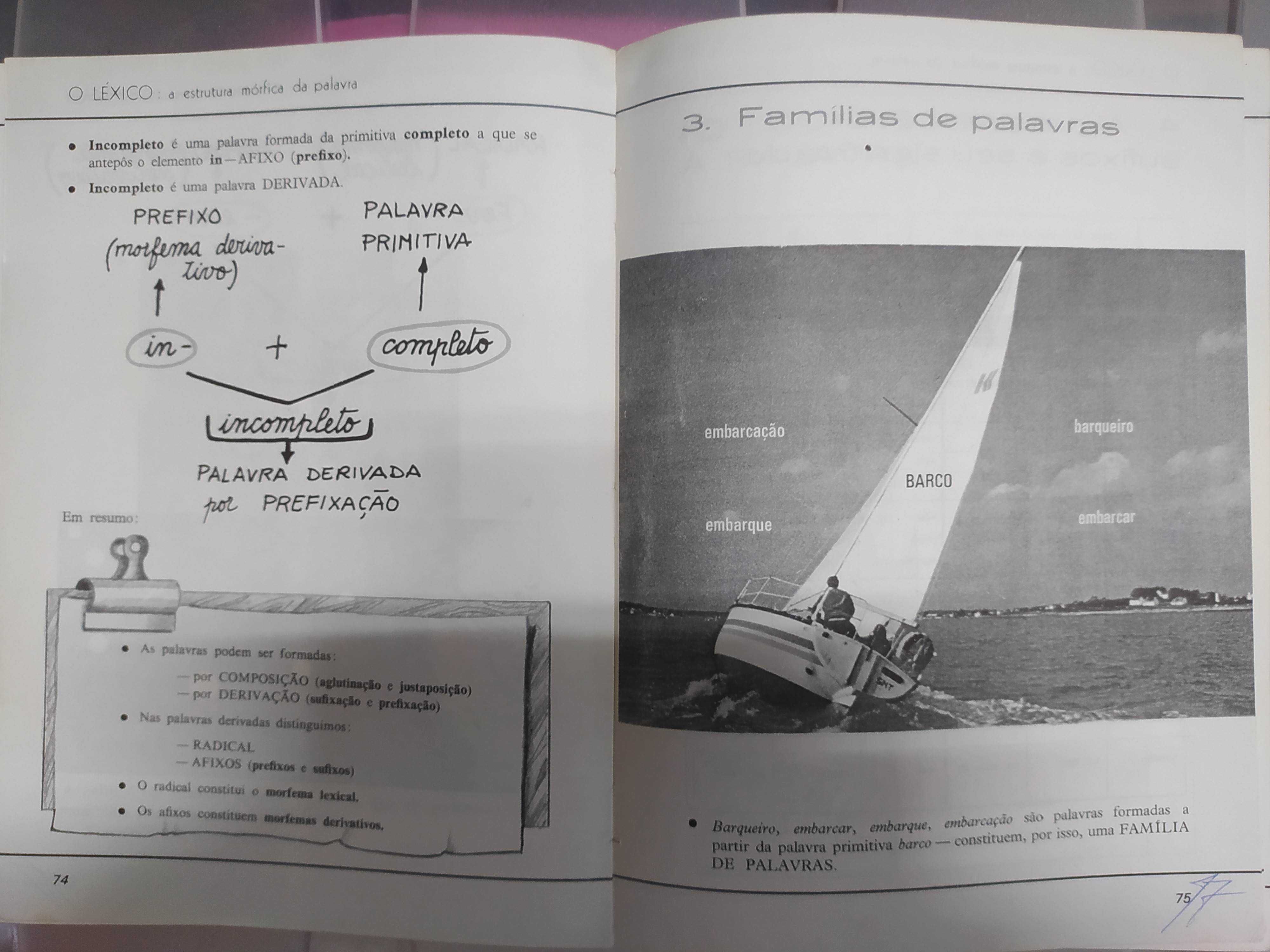 Novos Caminhos para a Linguagem Gramática Pedagógica do Português  1-2