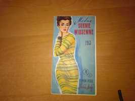Wydawnictwa Specjalne Świata mody suknie wiosna 1963 nr 70 (1) okładka