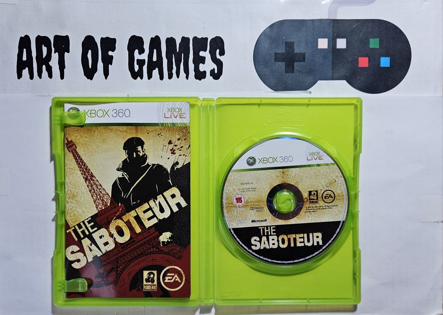 The Saboteur Xbox 360 Komplet 3xA