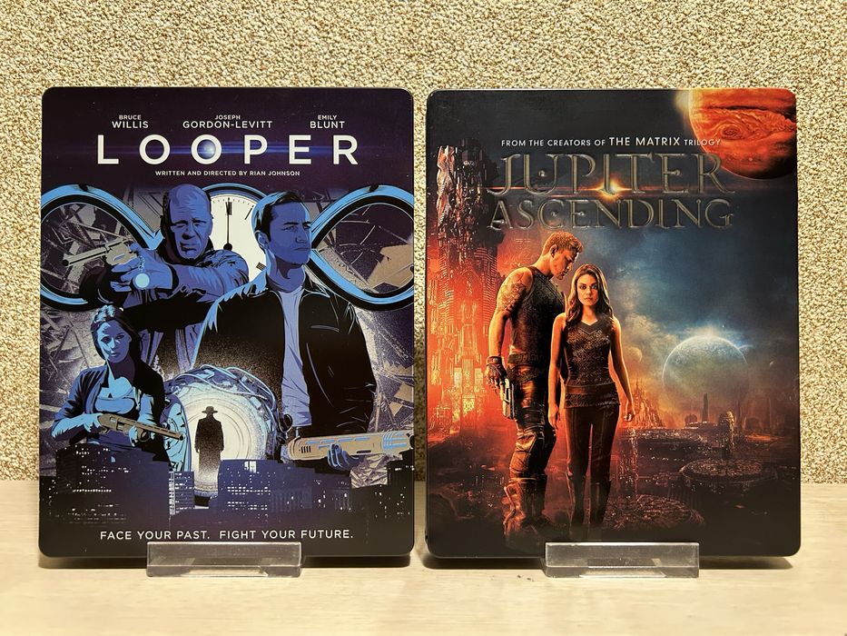 Steelbook Blu-ray Напролом /Петля времени /Саботаж/Игрок