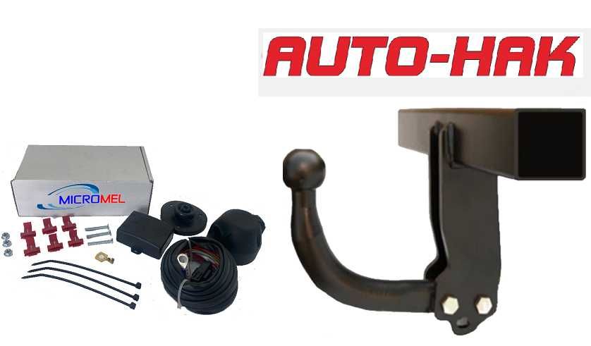 HAK HOLOWNICZY + Moduł 7P Fiat Doblo od 2010 Opel Combo D od 2012 P