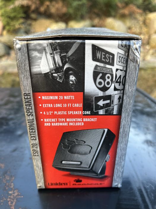 UNIDEN Bearcat ESP-20 głośnik radio CB skaner 20W super akustyka - USA