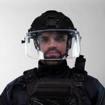 Полікарбонатне забрало скло Visor V-ARM для шоломів типу FAST, MICH