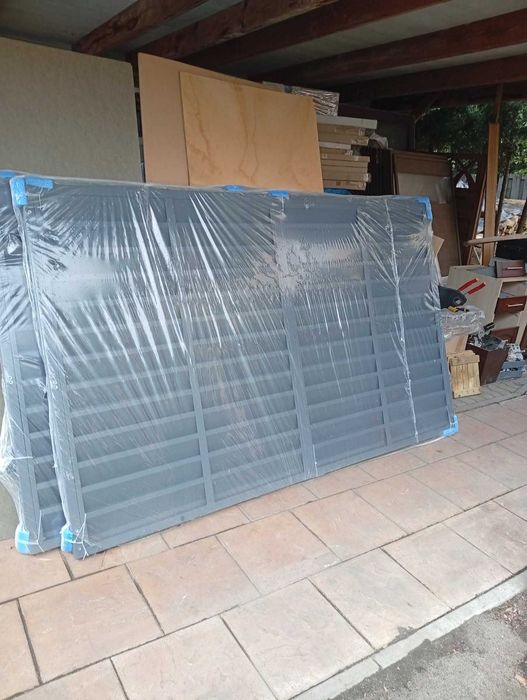 Brama dwuskrzydłowa antracyt 5 x 1.5 m-NOWA