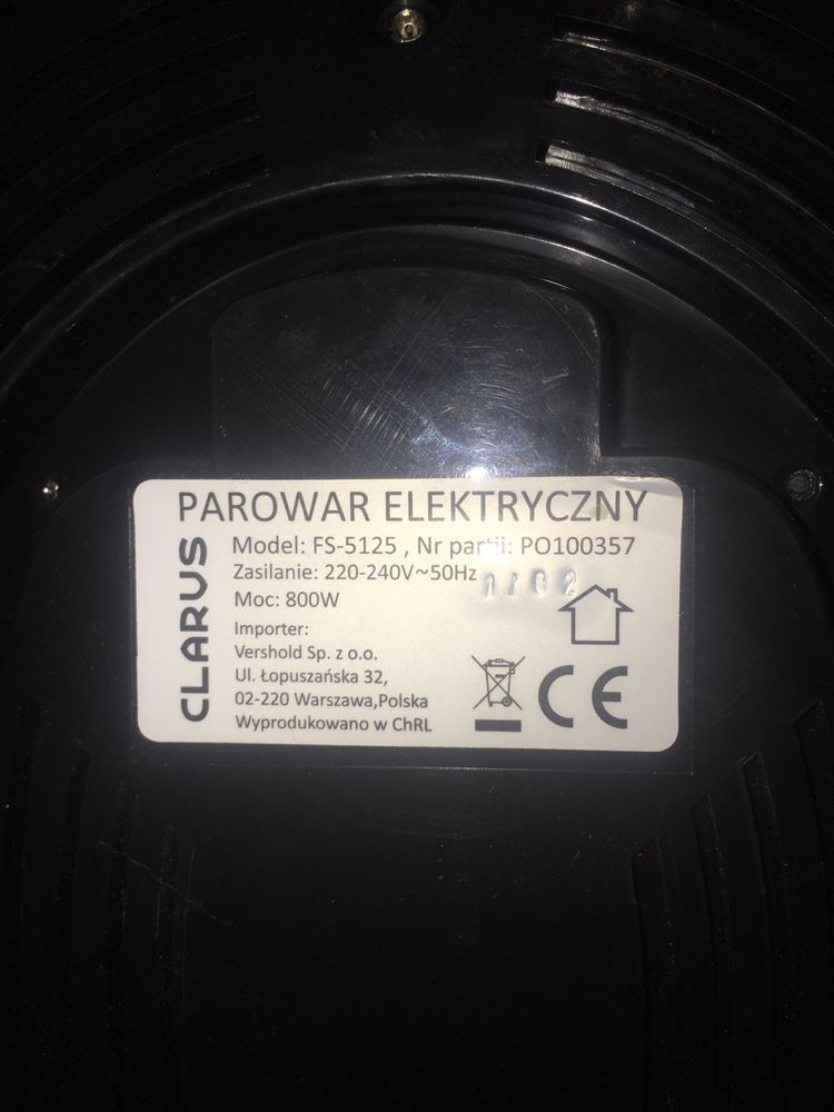 Parowar Clarus 880 W