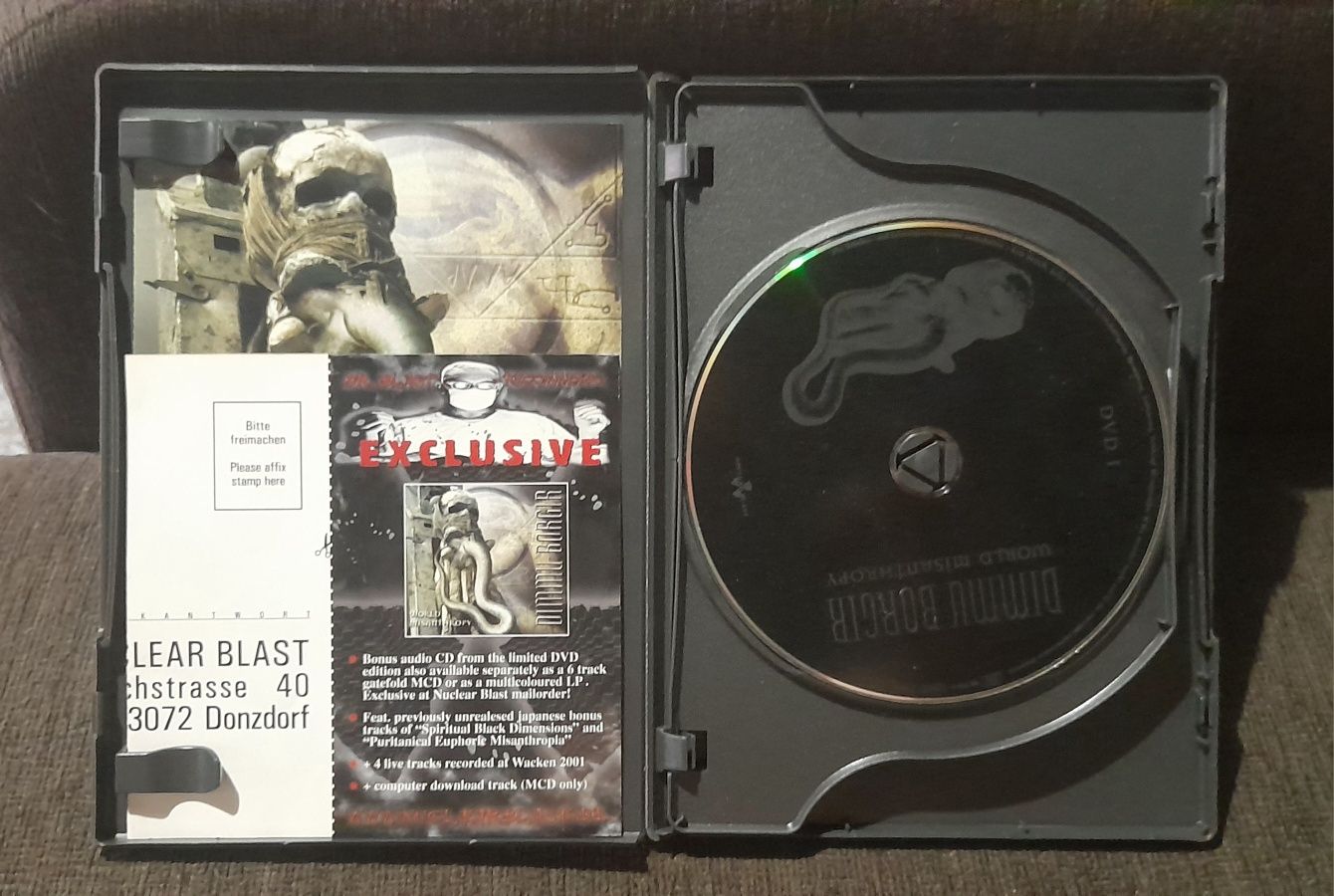Dvd Dimmu borgir completo em bom estado