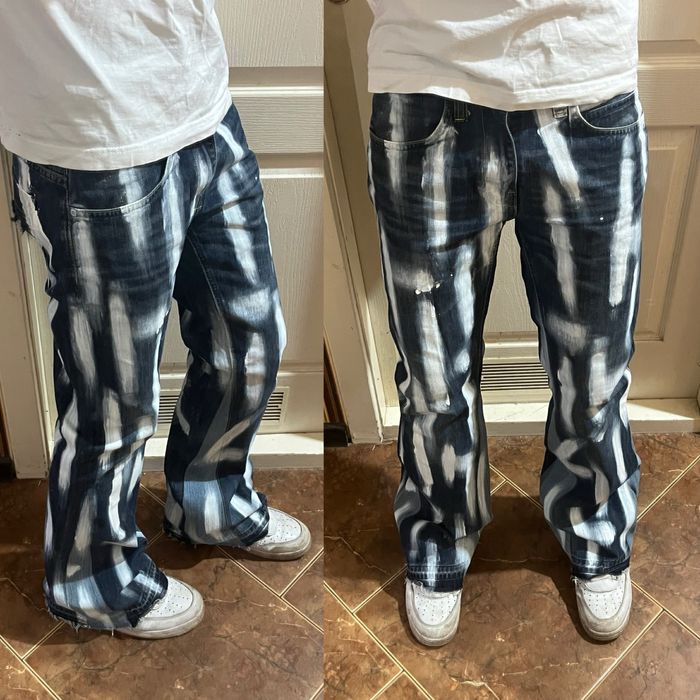 Flared jeans custom type zara