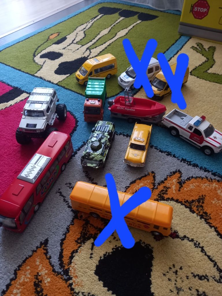 Модельки,бус,автобус,ДСНС,мусоровоз