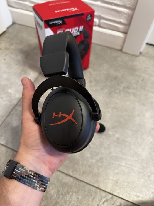 Gamingowe sluchawki bezprzewodowe HyperX cloud II wireless
