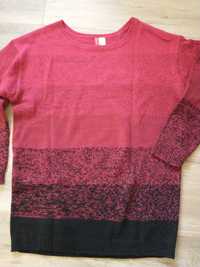 Bordowy sweter H&M rozmiar M