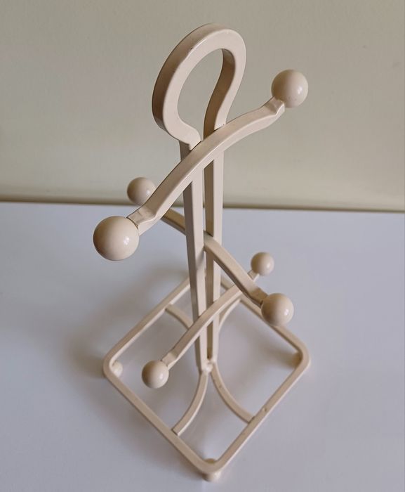 Stojak żeliwny vintage na kubki