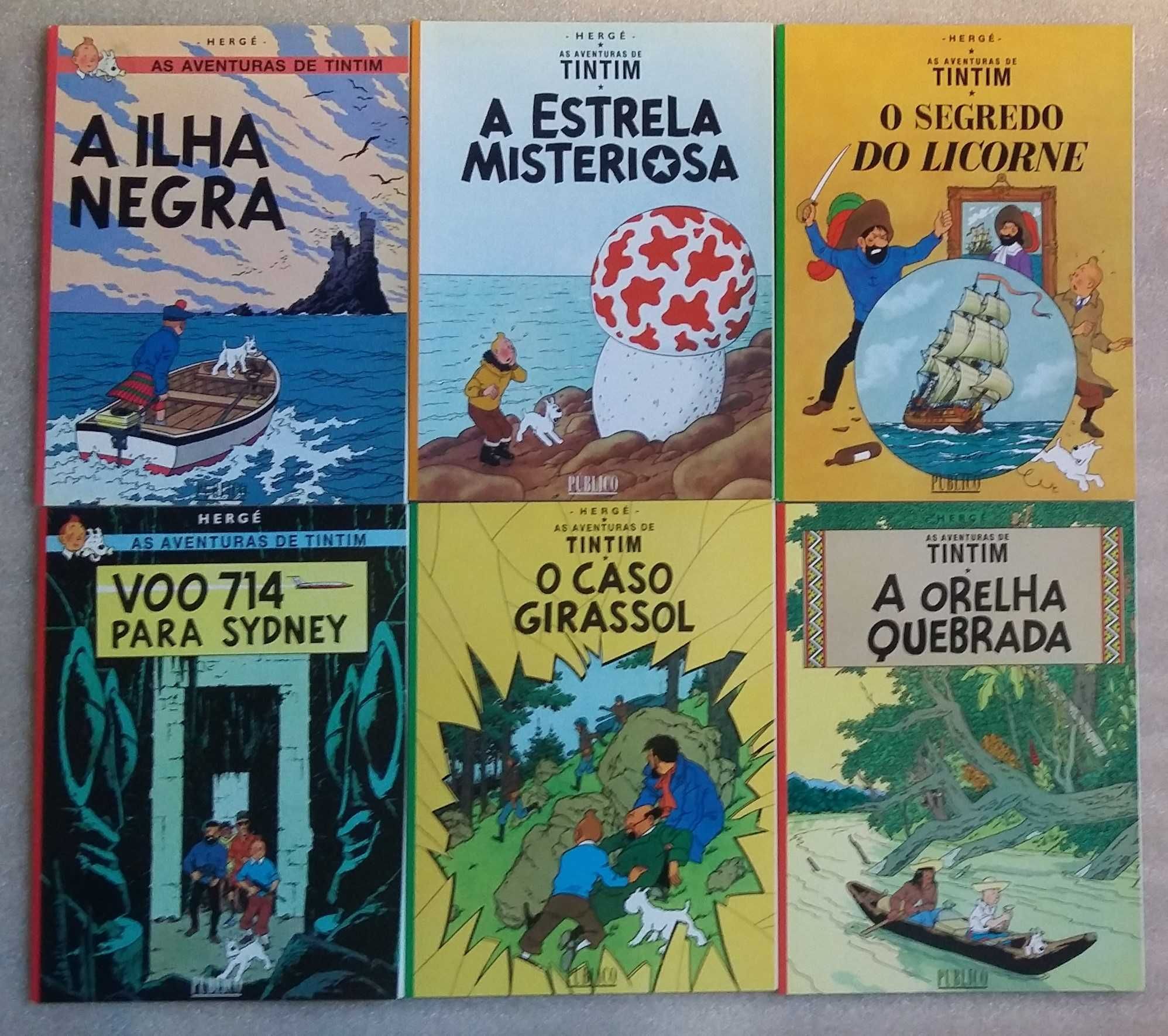 Tintin, Vic Valence. Fulù, Spirou e outros
