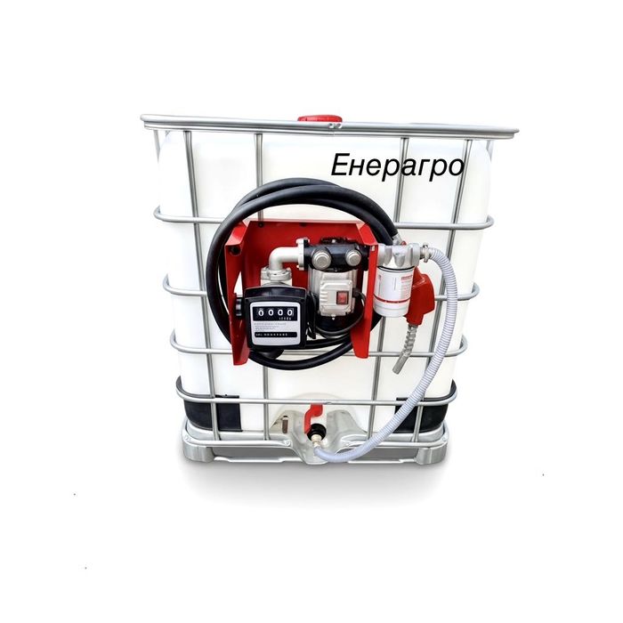 Еврокуб, мини азс єврокуб, насос 12 вольт для дизеля заправна станція