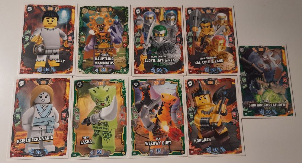 Karty Lego Ninjago