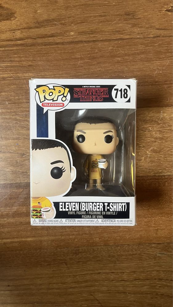 pop figure eleven burger t-shirt  718 stranger tgibgs