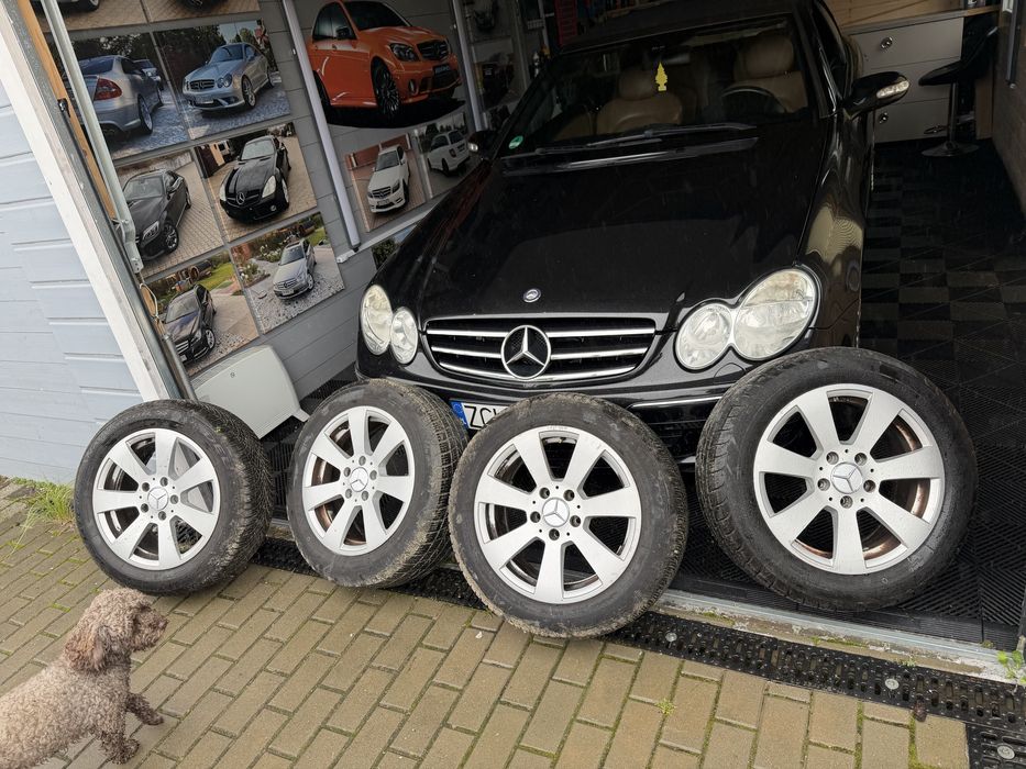 Koła zimowe Mercedes 205/55 R16 5x112 stan BDB 2023/2024