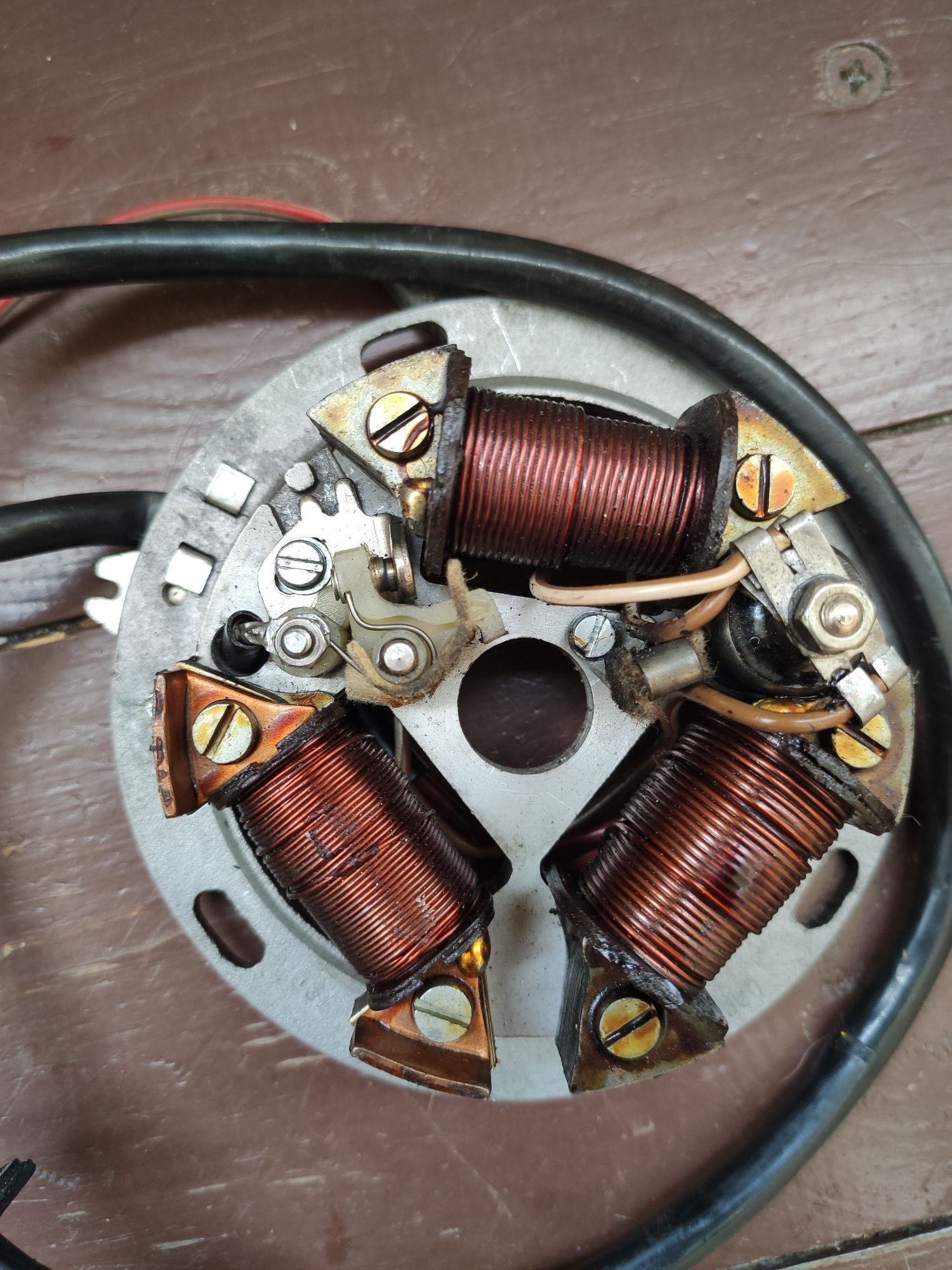 Simson S51 zapłon 12V DDR platynki przerywacz