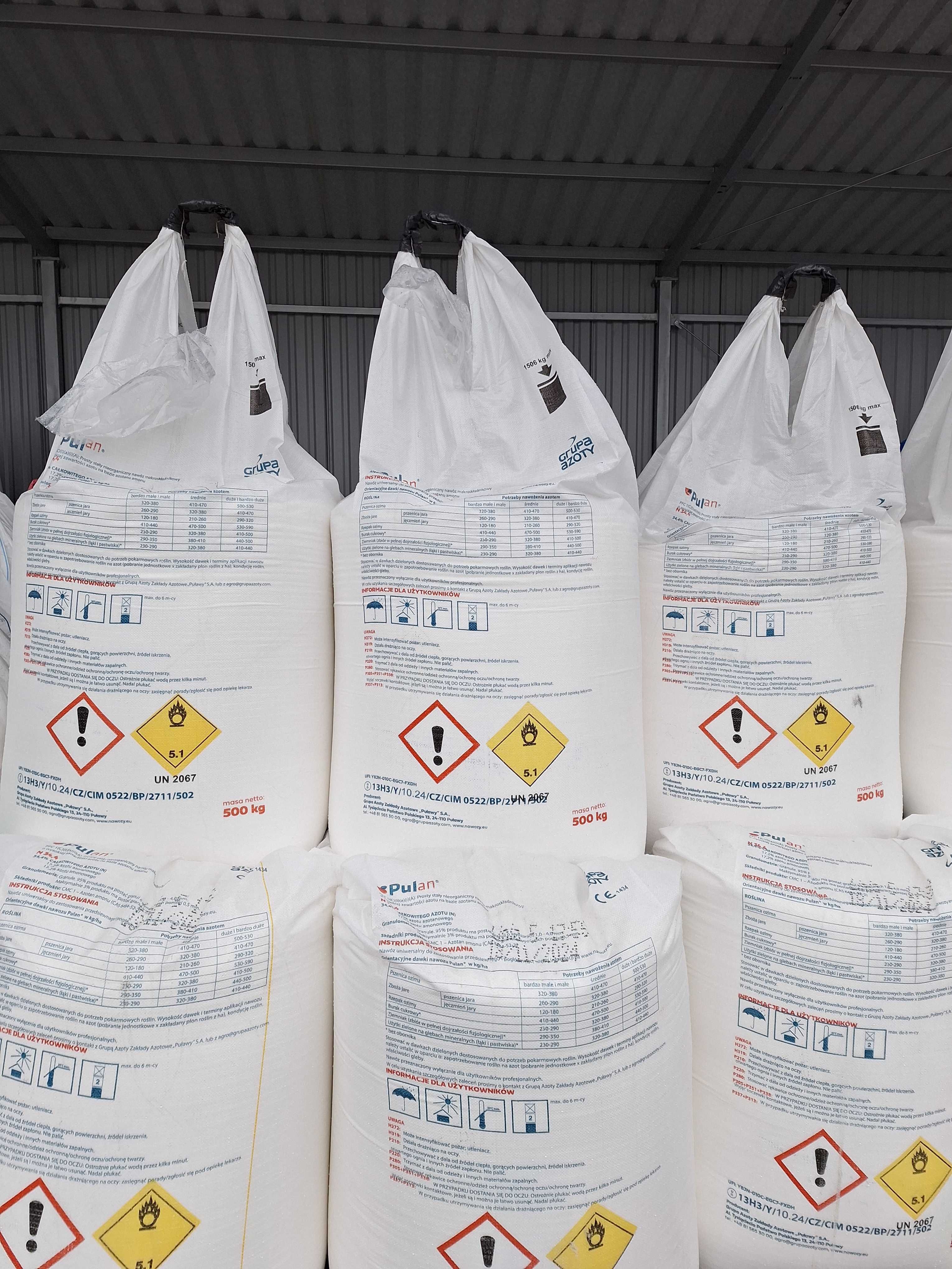 Saletra Amonowa 34% big bag 500kg