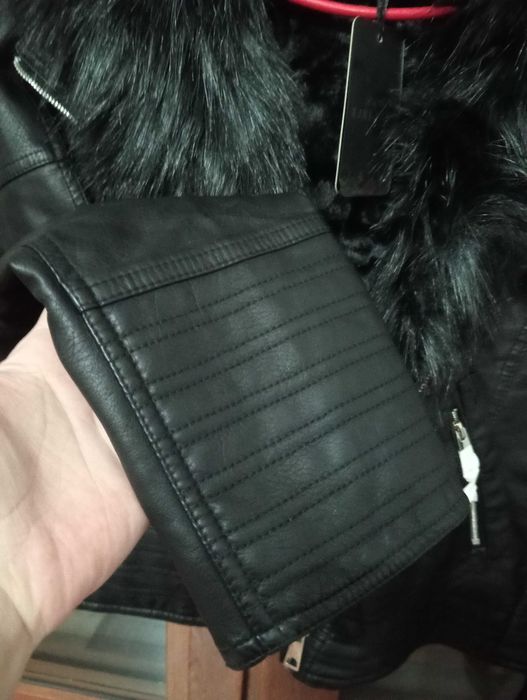 Kurtka ramoneska na misiu ocieplana L/XL
