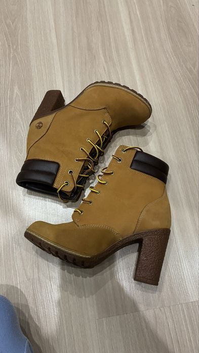 Timberland brazowe karmelowe botki tillstone 6 inch dbl wheat 37,5