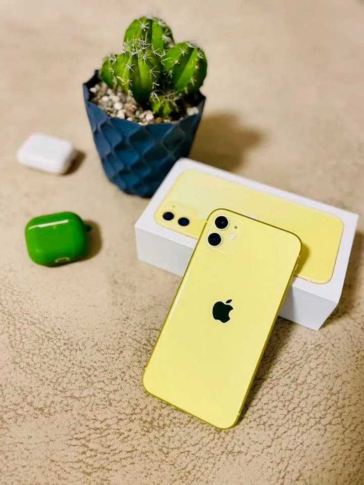 iPhone 11 Yellow 100% батарея
