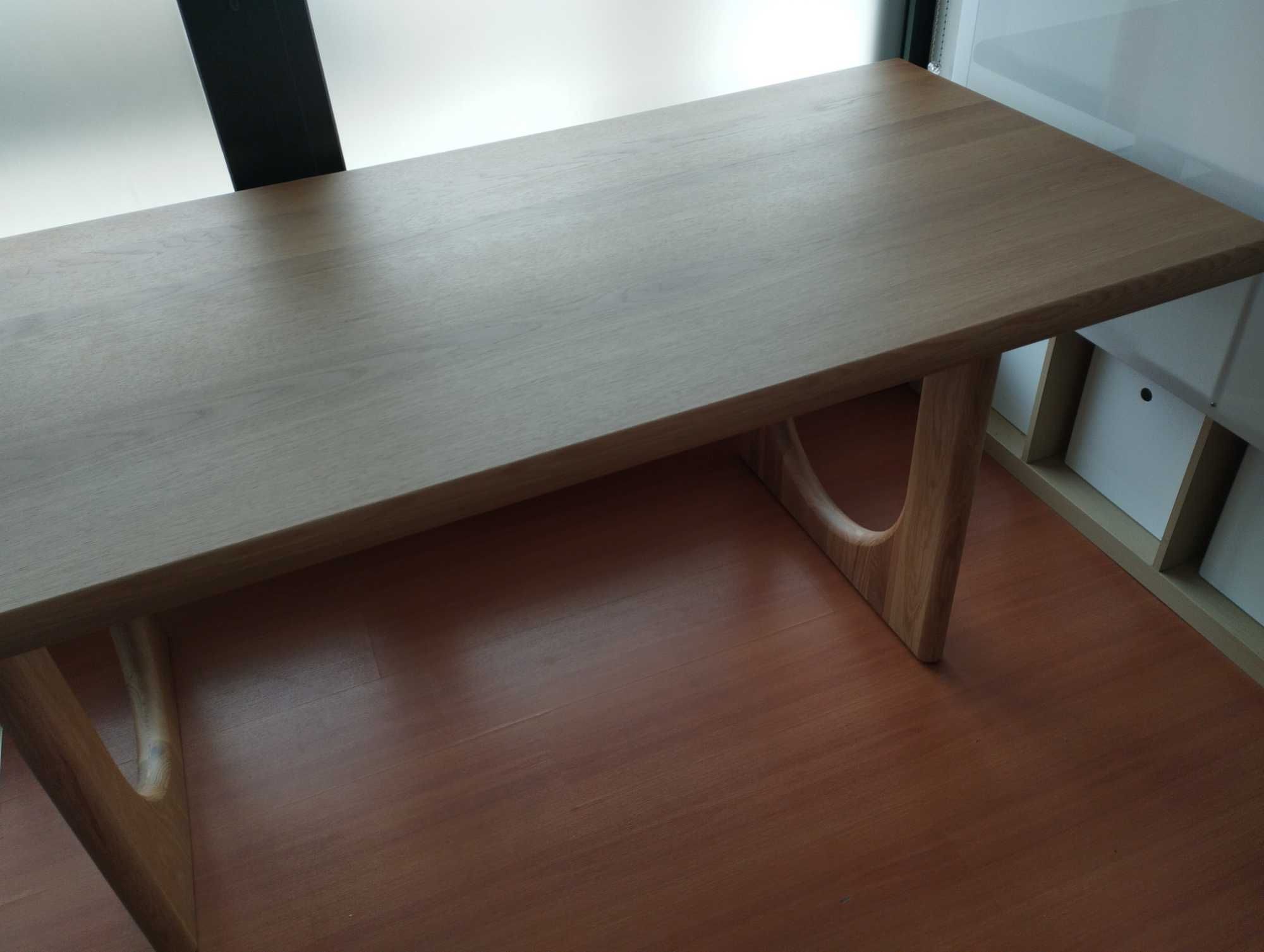Mesa em carvalho maciço La Redoute, 6/8 pessoas (NOVA, NUNCA USADA)
