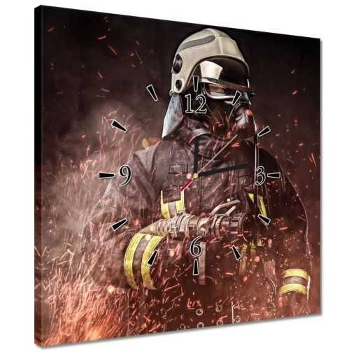 Zegary 40x40 Profesjonalny strażak