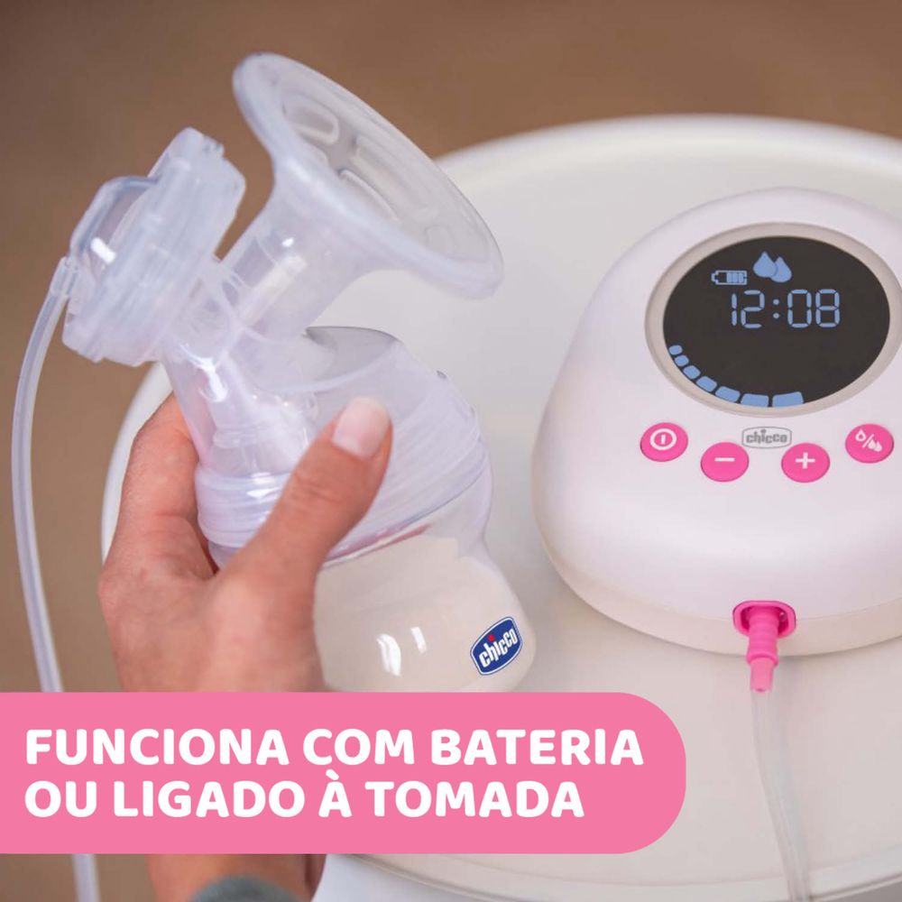Bomba elétrica tira leite