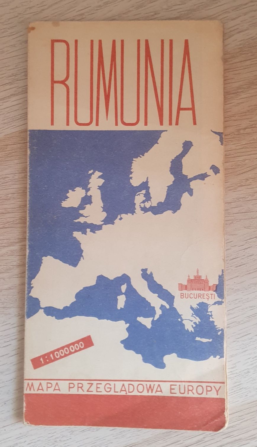 Mapa Rumunii 1968