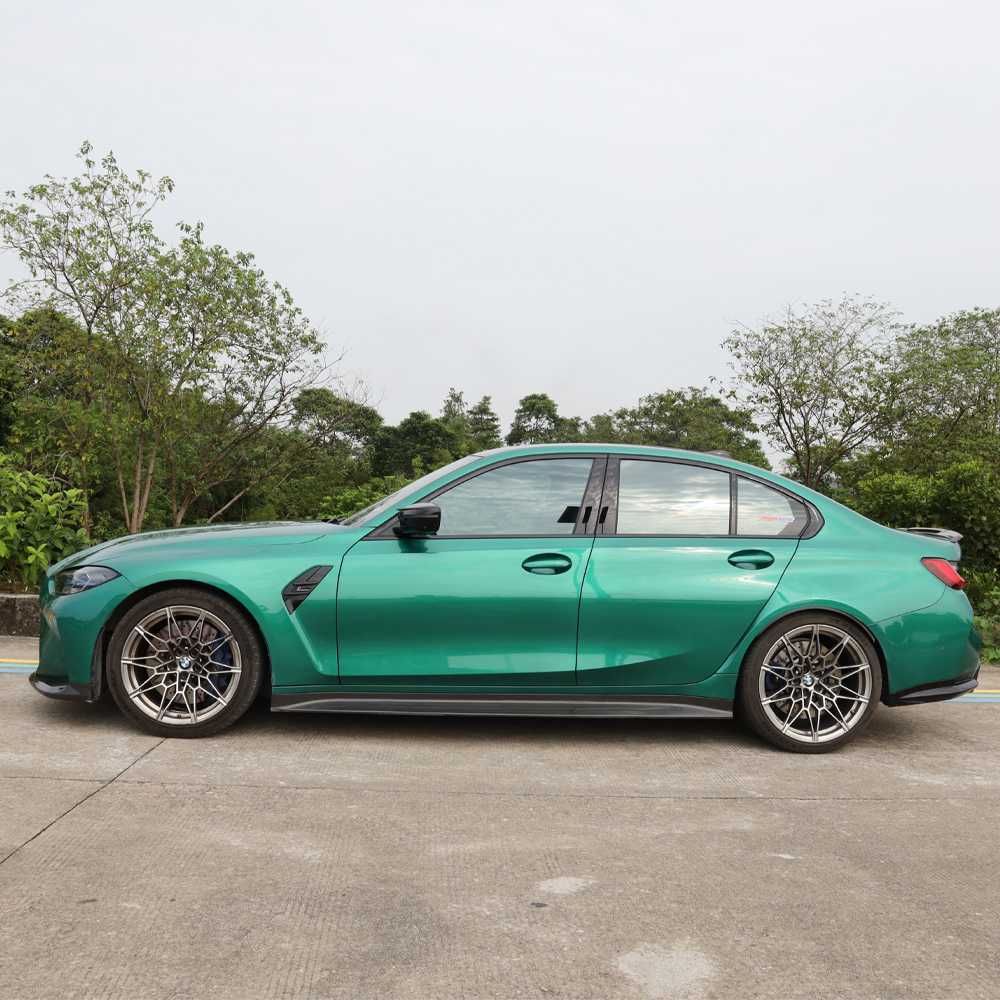Dokładki Listwy Pod Progi OEM STYLE BMW G80 G81 CARBON