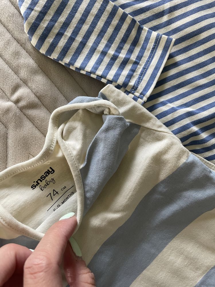 Zestaw body 74 jak nowe