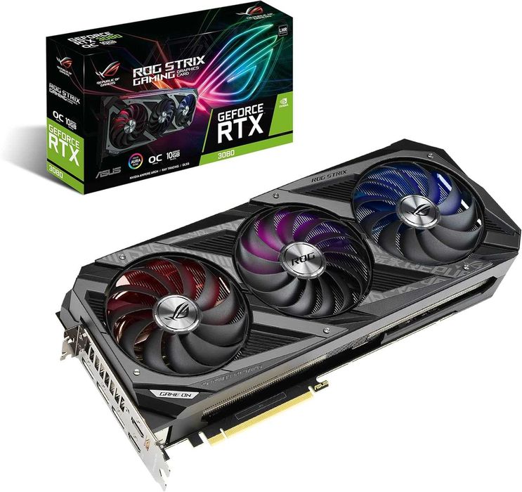Karta graficzna ASUS ROG Strix NVIDIA GeForce RTX 3080 V2 Gaming NOWY