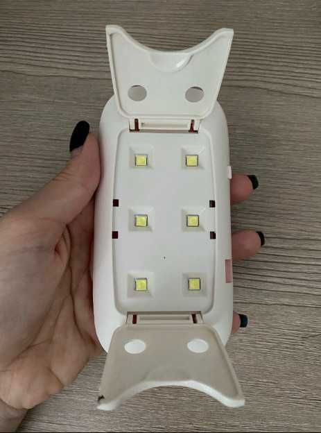 Мини лампа для маникюра SUNmini USB 6W. Белая