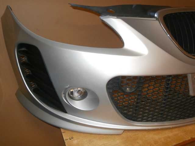 seat leon II MS Design 05-09 zderzak przód przedni srebrny LS7Y ładny