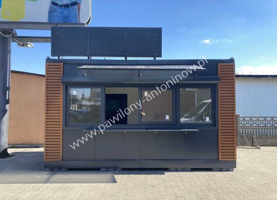 PAWILON Gastronomiczny Kontener Handlowy Lody Kebab Burger - PRODUCENT