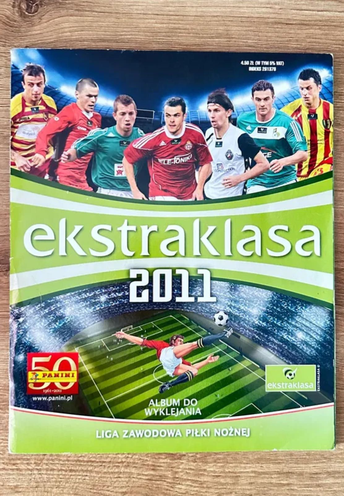 Ekstraklasa 2011 album do wyklejania PANINI niekompletny 339/340