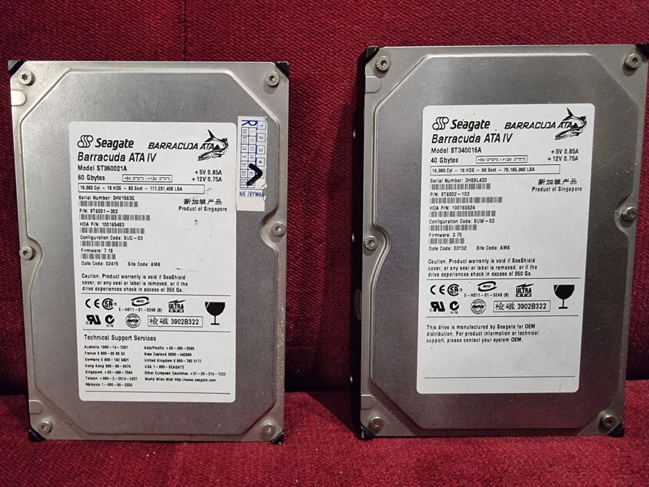 Dyski ATA - 4szt, cena za całość