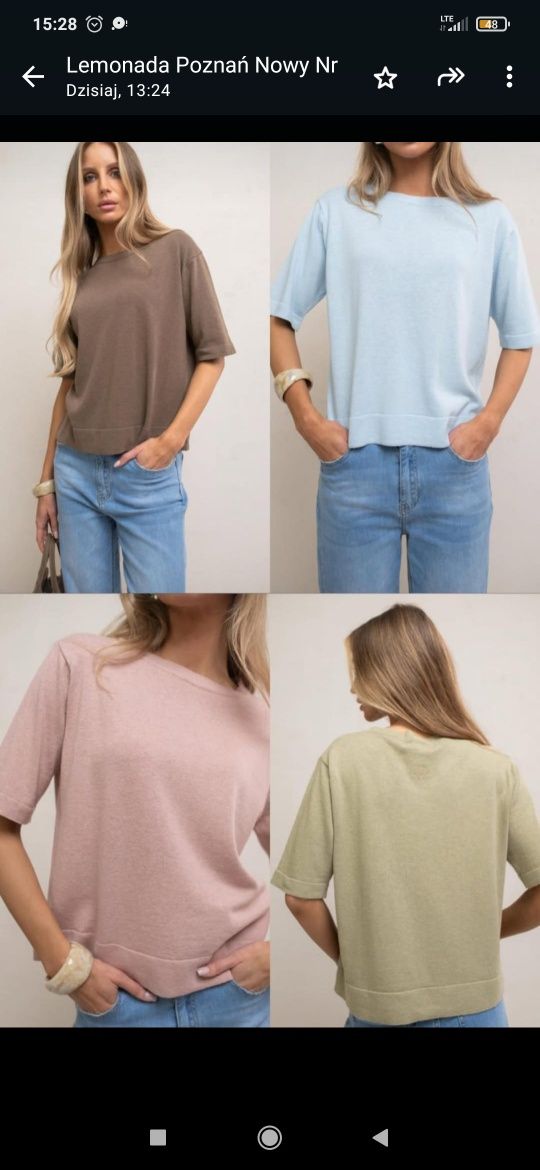 Sweter Lemonada r. U beż promocja