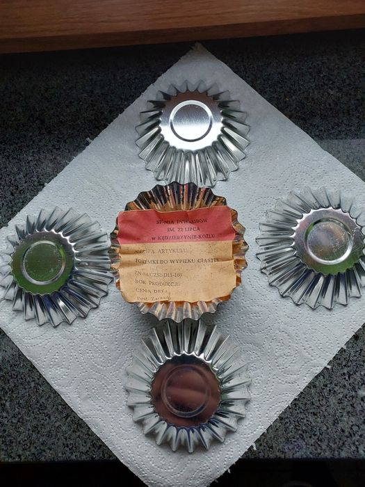 Foremki do ciastek czasy PRL rok 1984