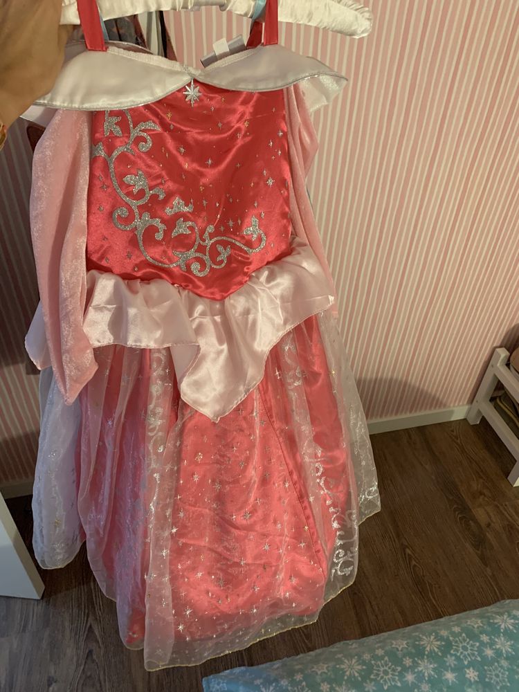 Fantasia vestido Princesa da Disney cor de rosa