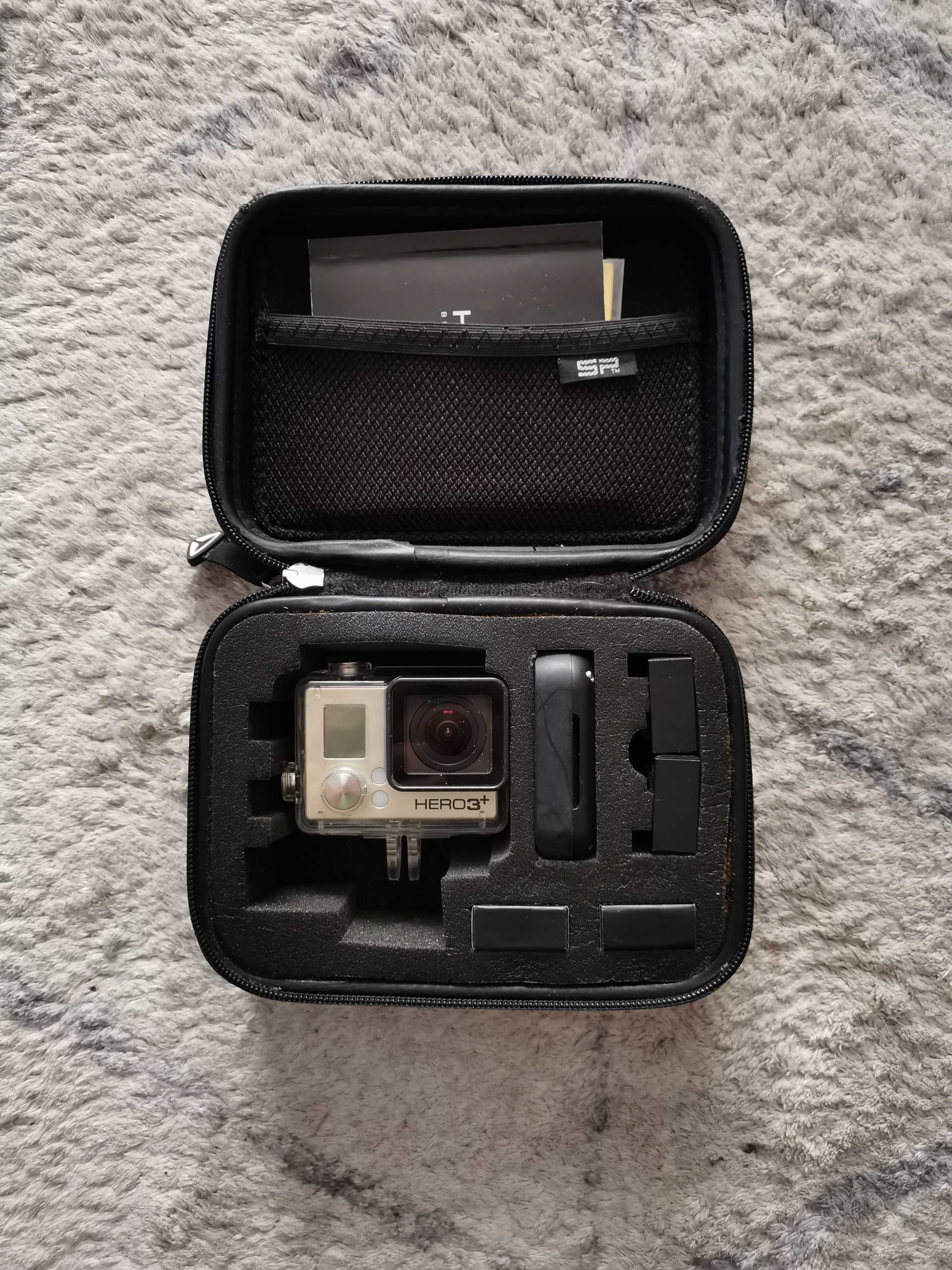 Kamera GoPro Hero 3+ black z dodatkami
