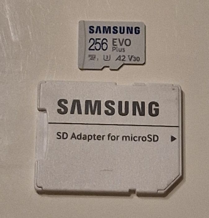 Karta pamięci  Sansung 256GB EVO PLUS Micro SD plus adapter